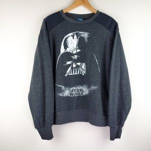 Star Wars Darth Vader Gray/Black Crewneck Sweater
